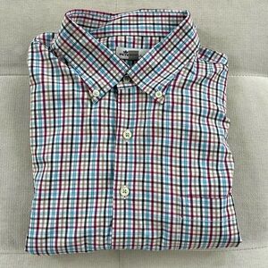 Peter Millar Multicolor Plaid Men's Shirt szXL